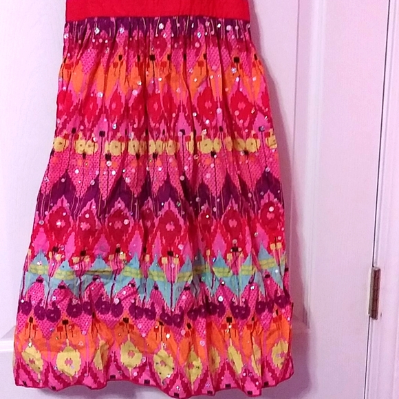 Emily West Multicolored Dress with Sequins - Picture 2 of 2